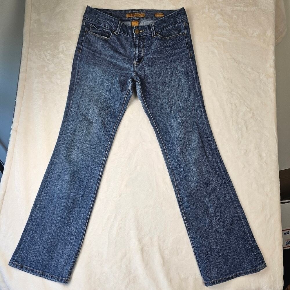 Seven7 Jeans Boot Cut womens 6  Premium Denim Medium Blue Wash